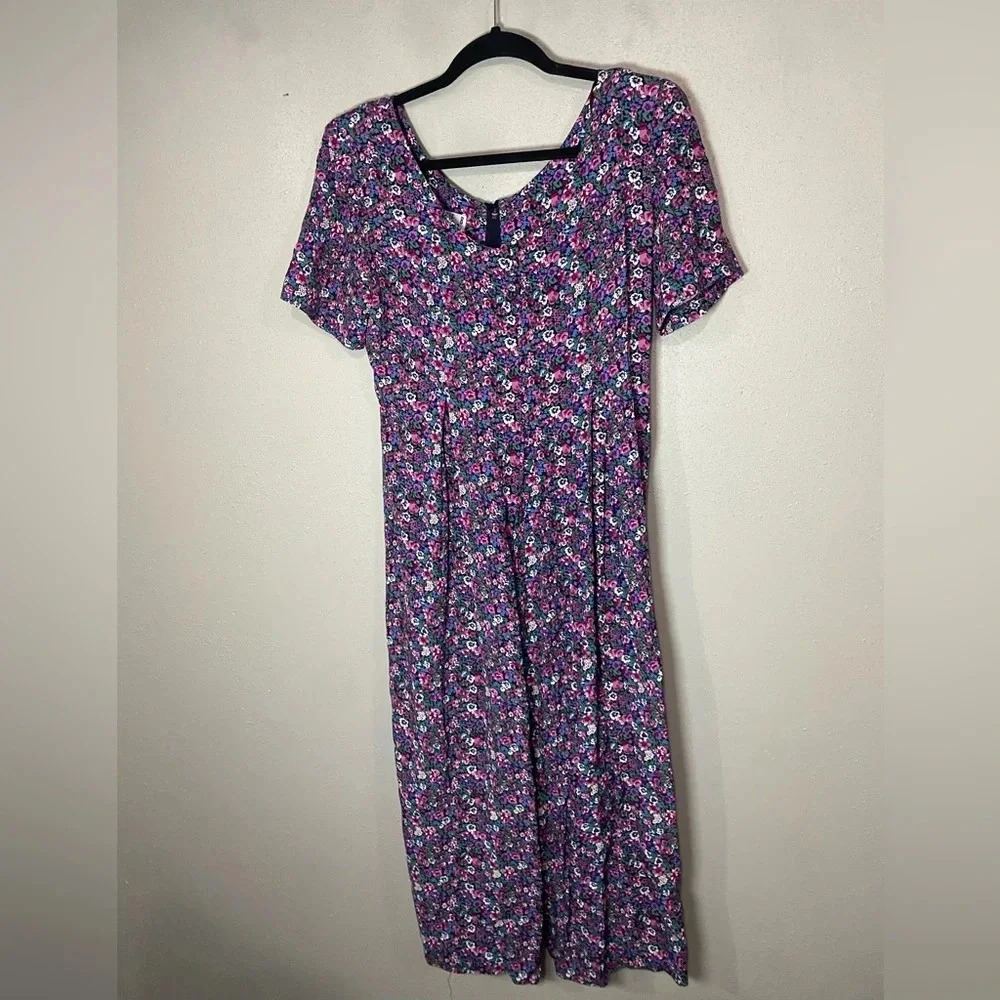 Vintage floral romper